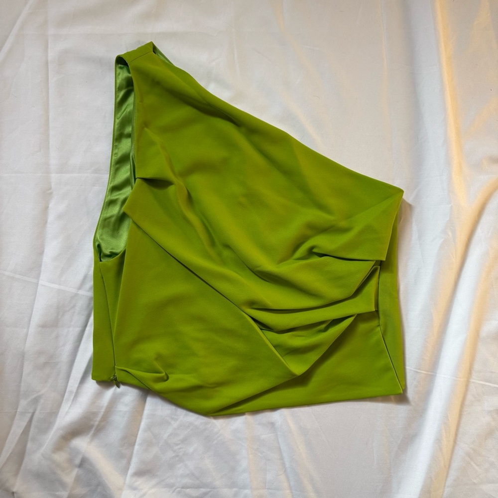 NEW!! THE SEI ONE SHOULDER PLEAT TOP Clover Size 6